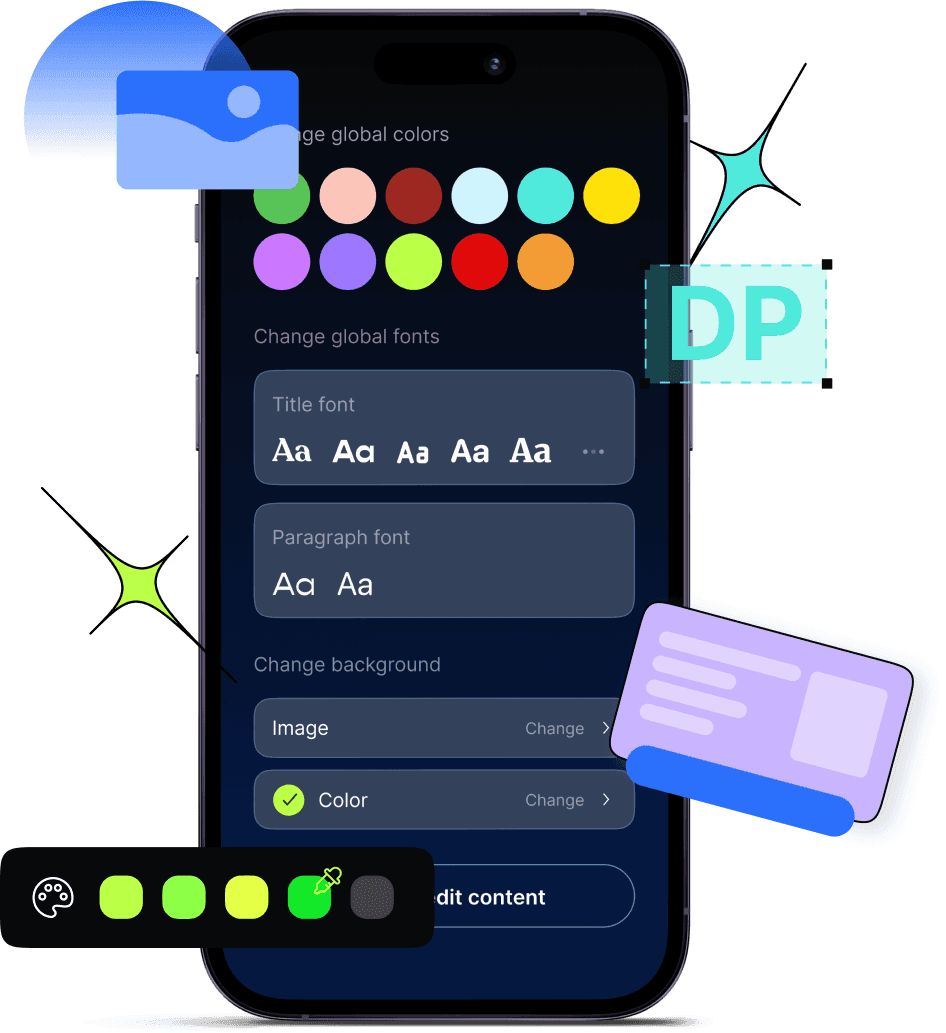 Keep your profile clean and organized 
