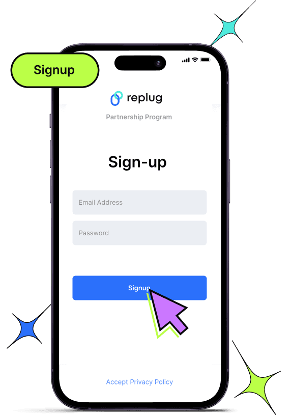 Step 1: Sign up