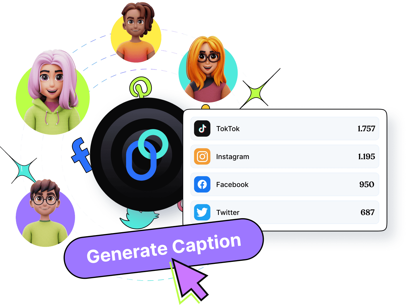 AI caption generator