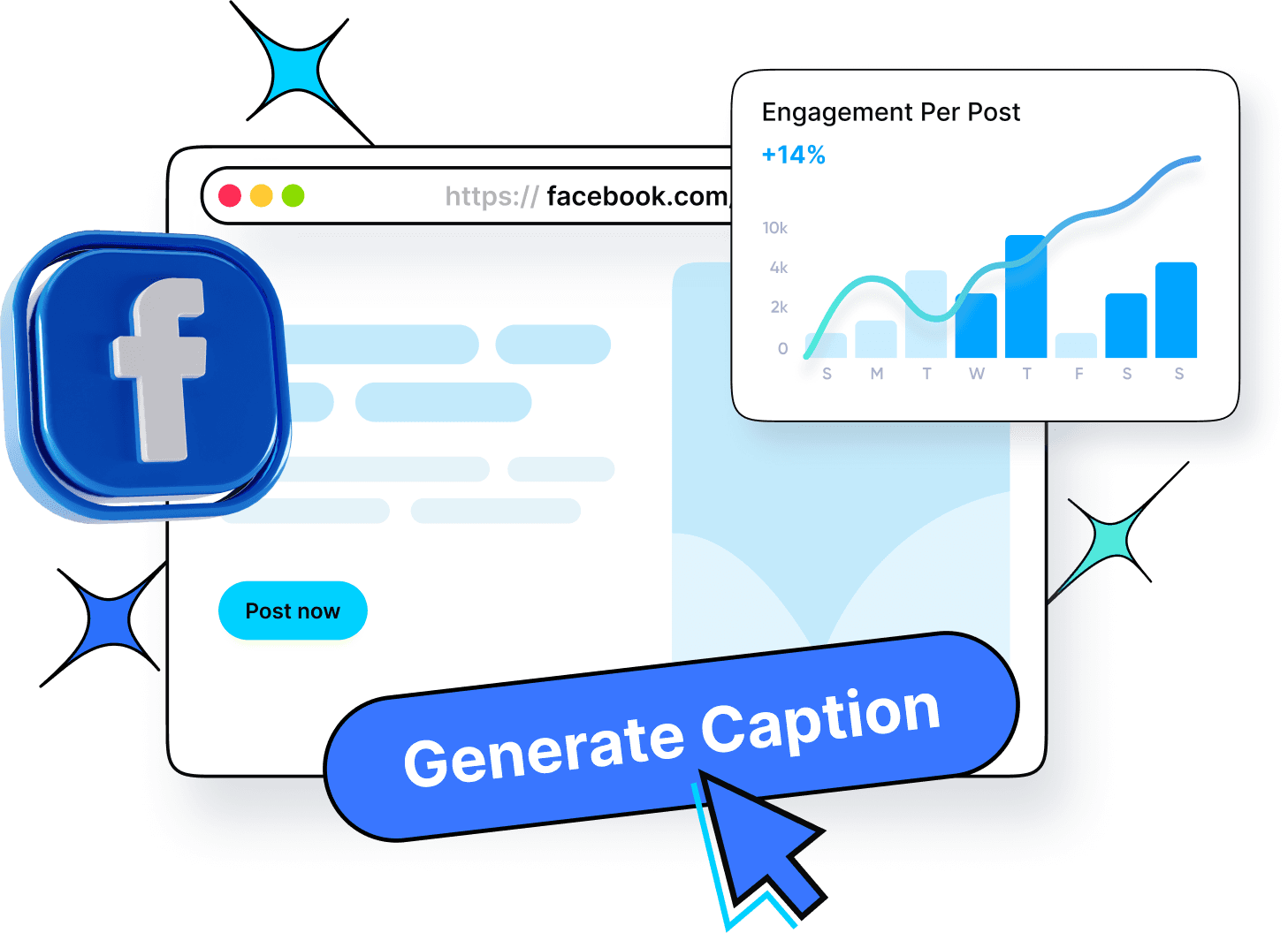 ai Facebook post generator