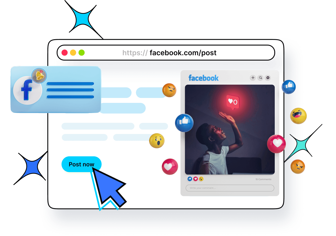 ai Facebook post generator