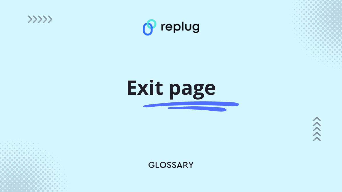 Exit page