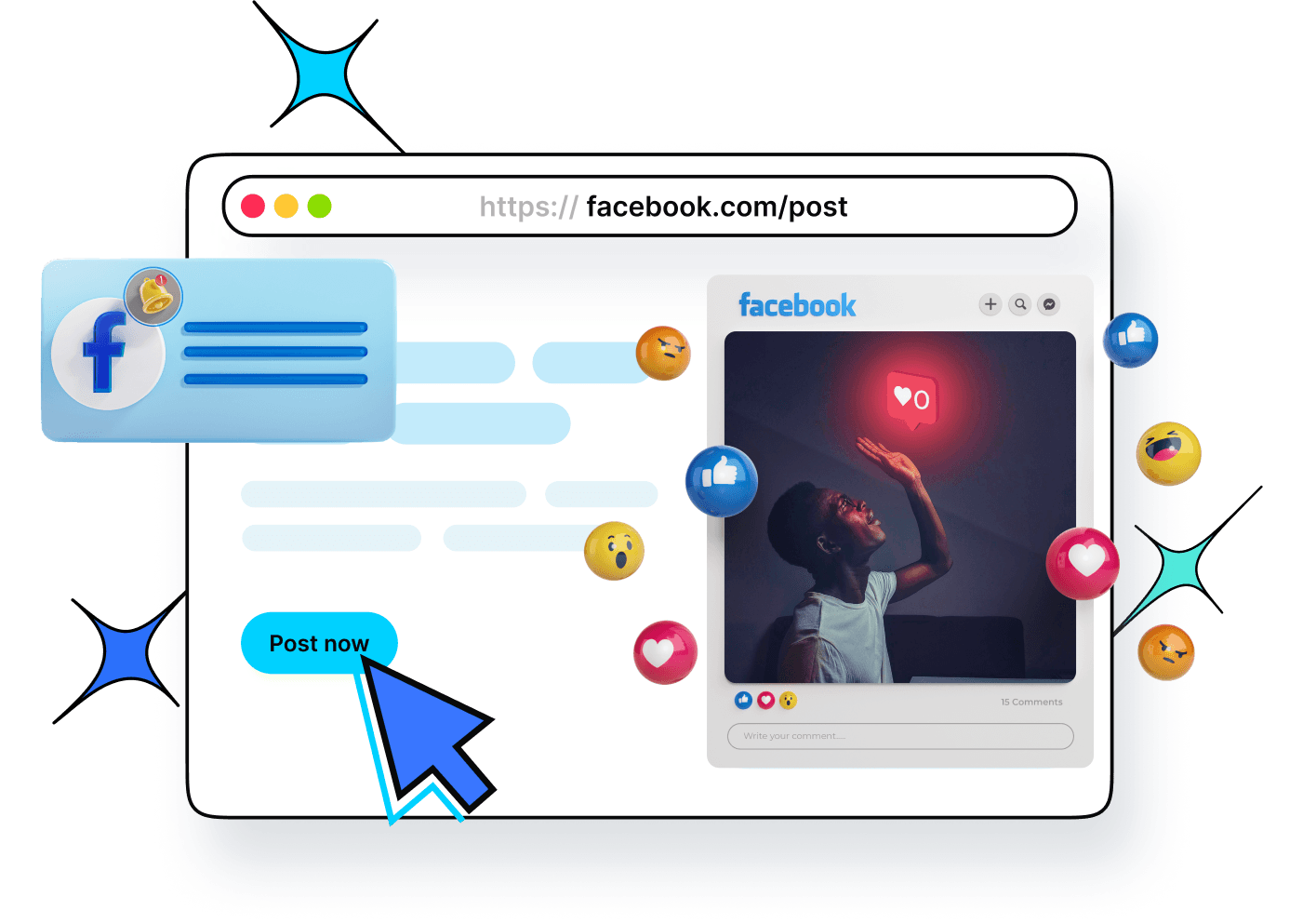 Turn offline interactions into Facebook followers